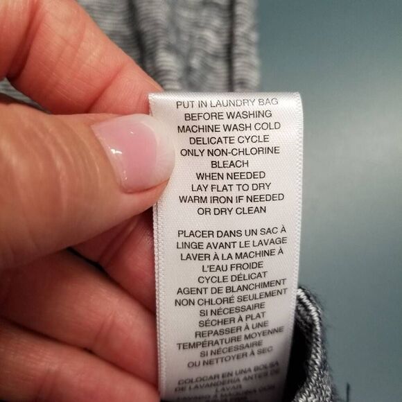 Michael Kors Black and White Short Sleeve Polo Shirt Linen Blend - Picture 6 of 7